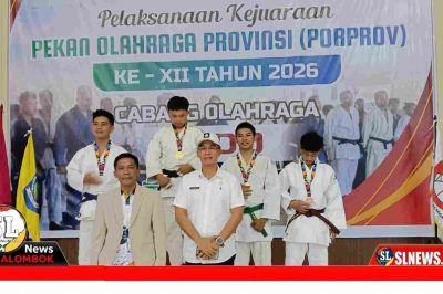 Atlet Judo Lombok Tengah Juara Umum Porprov NTB 2026