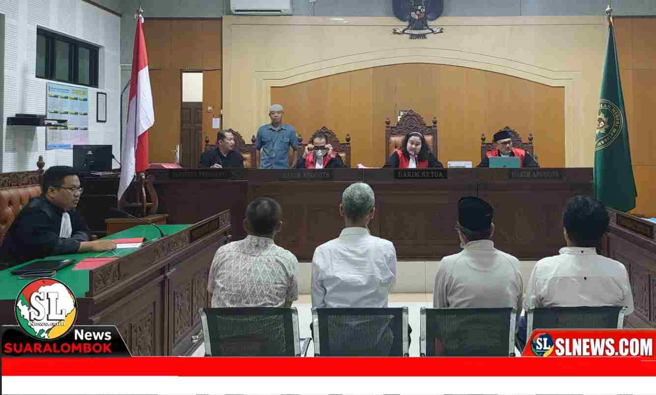 Terdakwa Korupsi DLH Lombok Tengah Jalani Sidang Perdana