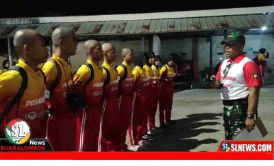 33 Anggota Paskibraka Lombok Tengah Ikuti Jurit Malam