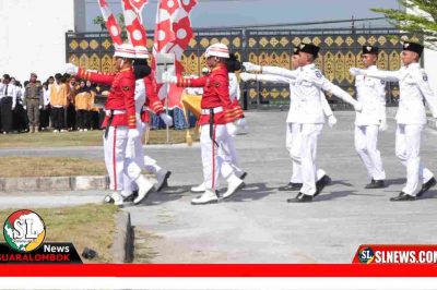 Kirab Duplikat Bendera Pusaka dan Naskah Proklamasi di Lombok Tengah