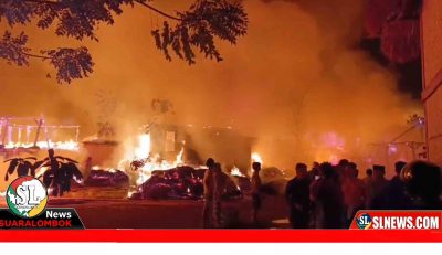 Rumah Adat Sade Terbakar