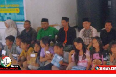 HPM KJK Bagikan Hadiah Lomba dan Santuni Anak Yatim di Batu Putik