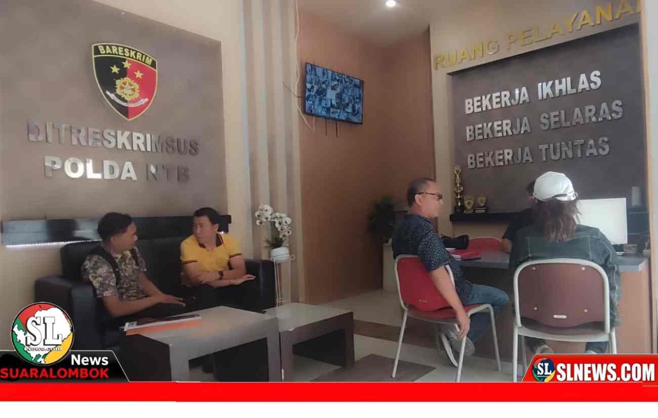 Lalu Musadat Laporkan Akun Facebook ke Polda NTB
