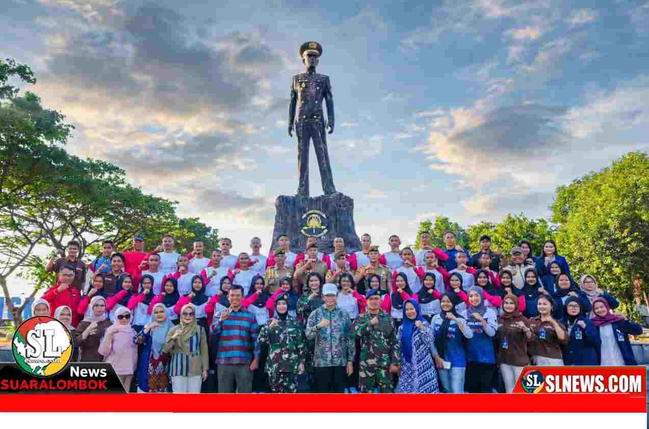Anggota Paskibraka Lombok Tengah 2026 Belajar ke AAL Surabaya