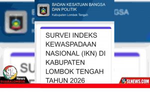 Bakesbangpol Lombok Tengah Laksanakan Survei Indeks Ketahanan Nasional (IKN) di Kabupaten Lombok Tengah, NTB Tahun 2026.