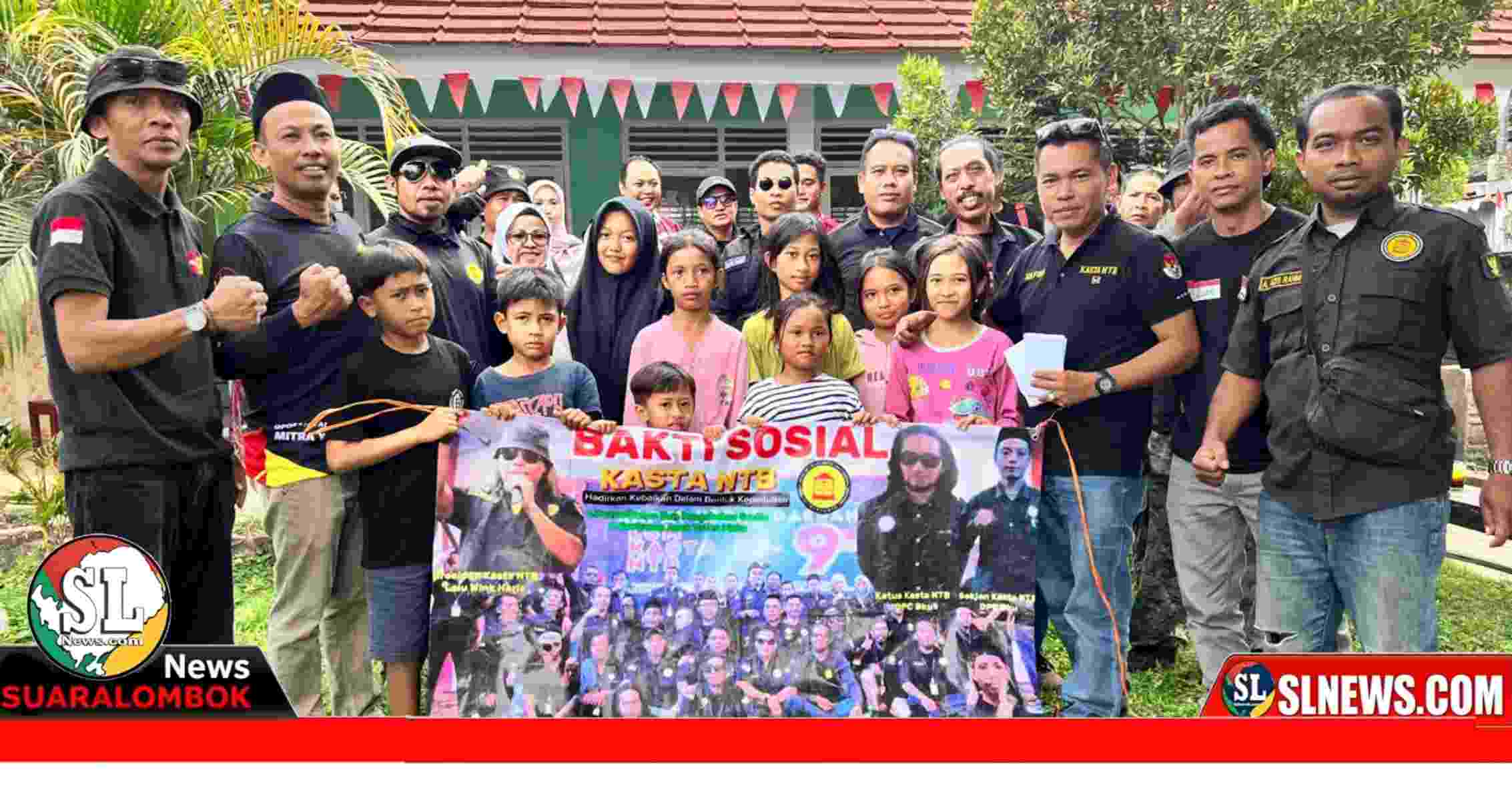 KASTA NTB DPD Lombok Tengah Gelar Bakti Sosial di Desa Aik Bukak