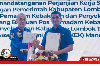 Jelang MotoGP Mandalika, ITDC Jalin Kerjasama dengan Damkartan Lombok Tengah