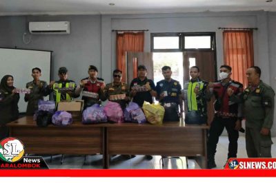 Satpol PP Lombok Tengah Sita Ratusan Ribu Batang Rokok Ilegal