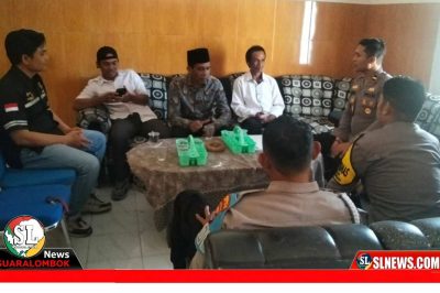 Kapolsek Praya Tengah Bersilaturahim Dengan Panitia Pilkades