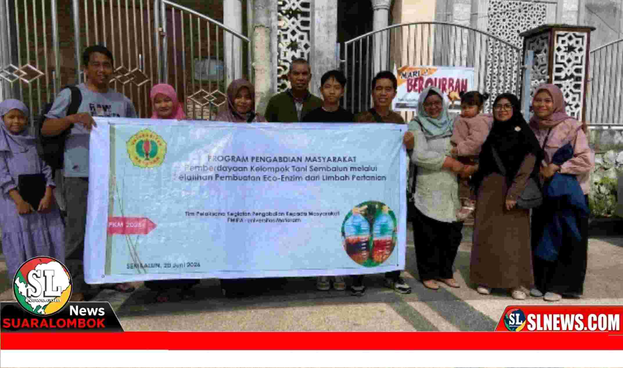 Tim pengabdian kepada masyarakat dari Universitas Mataram