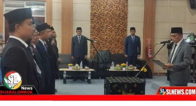 Bupati Lombok Tengah Lantik Direktur RSUD Praya