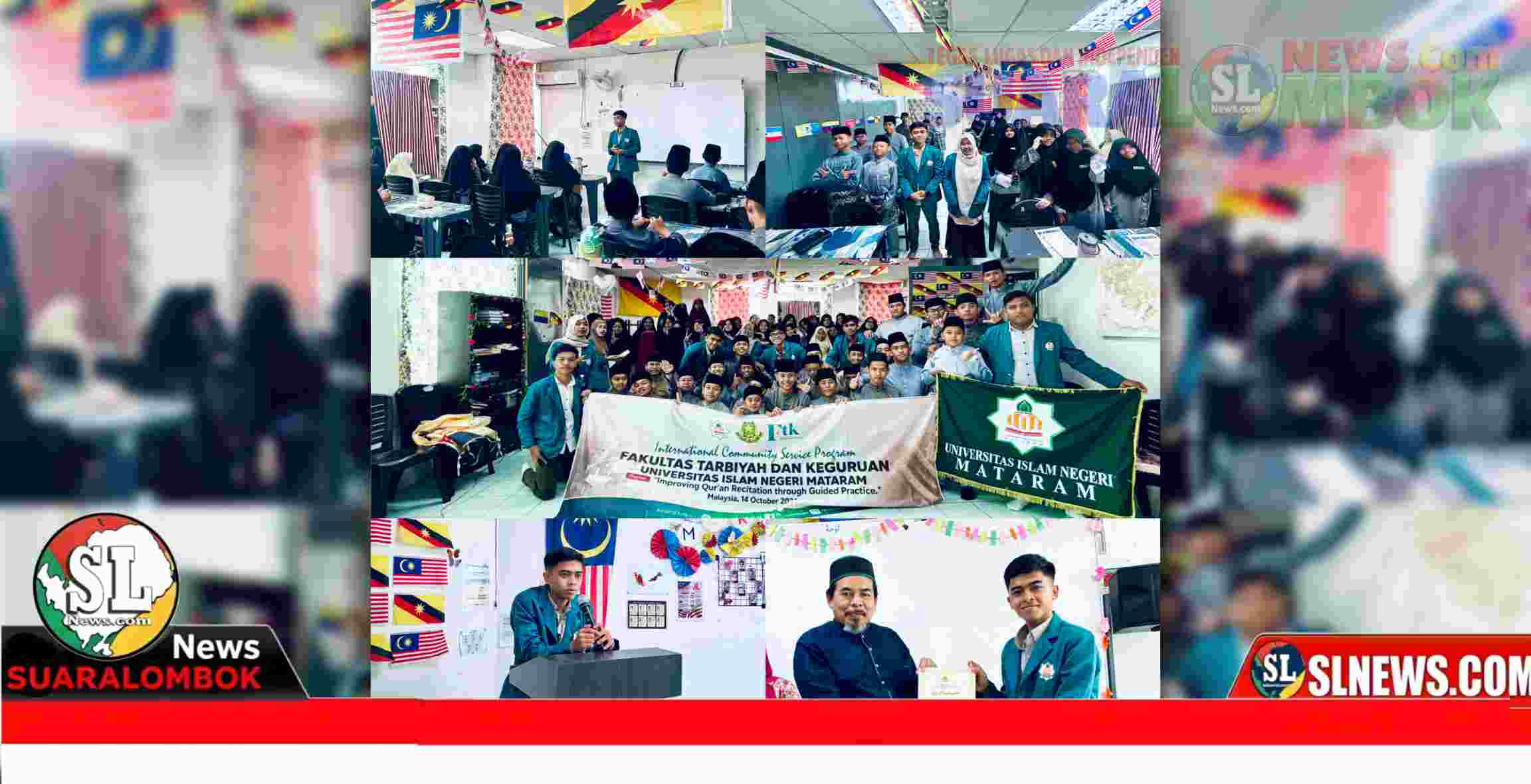 Falma Buton, mahasiswa semester V Program Studi Tadris Matematika, Fakultas Tarbiyah dan Keguruan (FTK), Universitas Islam Negeri (UIN) Mataram, Nusa Tenggara Barat (NTB),  mengikuti program Student Mobility dan Pengabdian Internasional UIN Mataram Goes to Pontianak–Malaysia