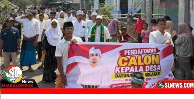 Heri Daftar Jadi Calon Kades Batu Nampar Selatan
