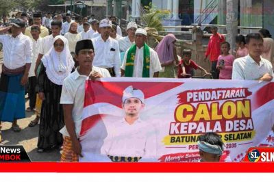 Heri Daftar Jadi Calon Kades Batu Nampar Selatan