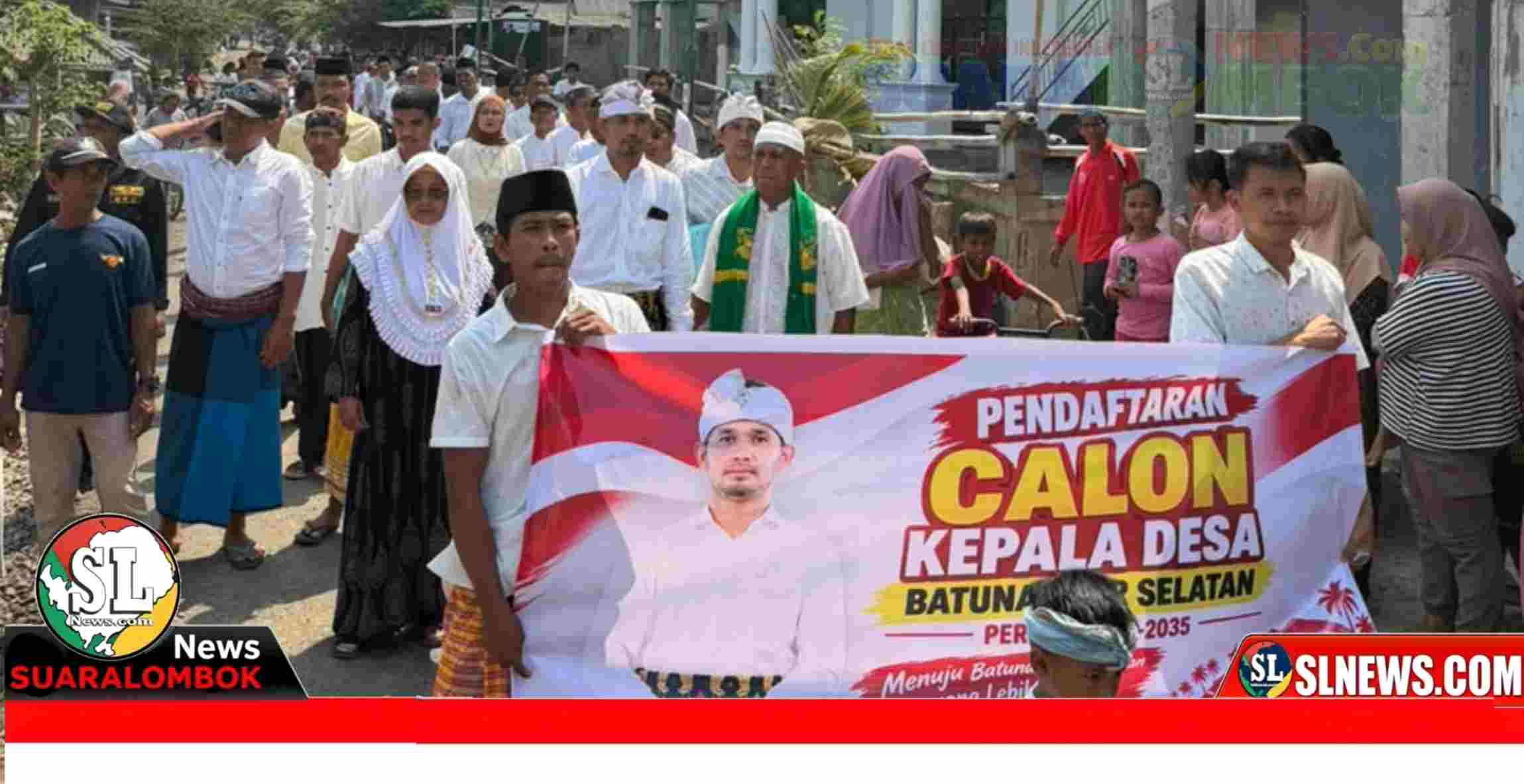Heri Daftar Jadi Calon Kades Batu Nampar Selatan 