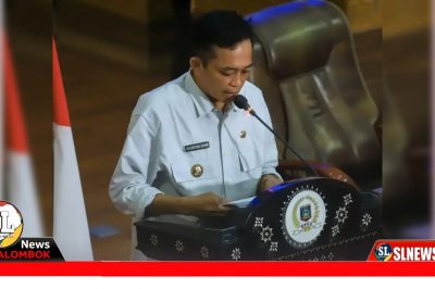 Bupati Lombok Tengah Sampaikan Jawaban Kepala Daerah Terhdap Tanggapan Fraksi Fraksi DPRD