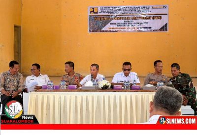 Pekerjaan Proyek Daerah Irigasi Katon camapi 25 persen